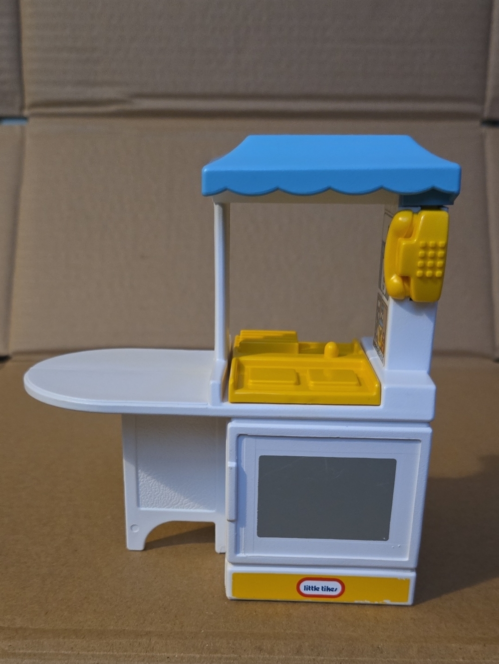 Vintage 90s Little Tikes Dollhouse Accessories - Double Sided Kitchen #2
